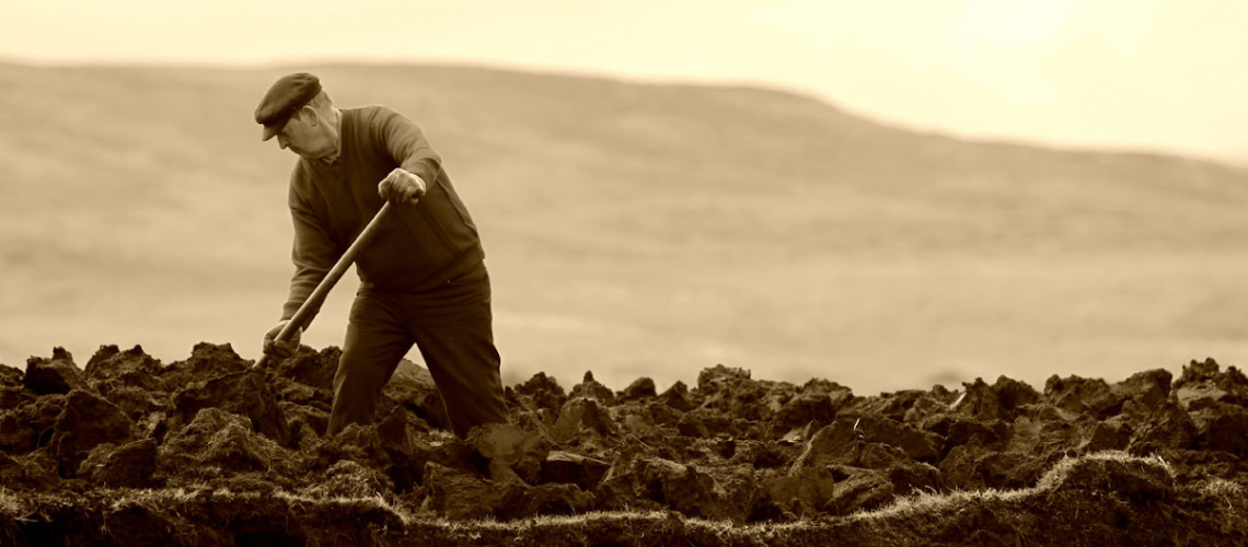 Digging Peat